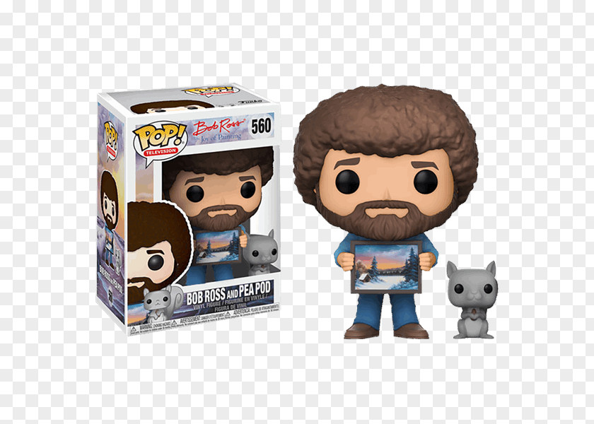 Painting More Of The Joy Funko Pop Television Bob Ross Collectible Figure Walking Dead Vinyl Figure: Negan PNG
