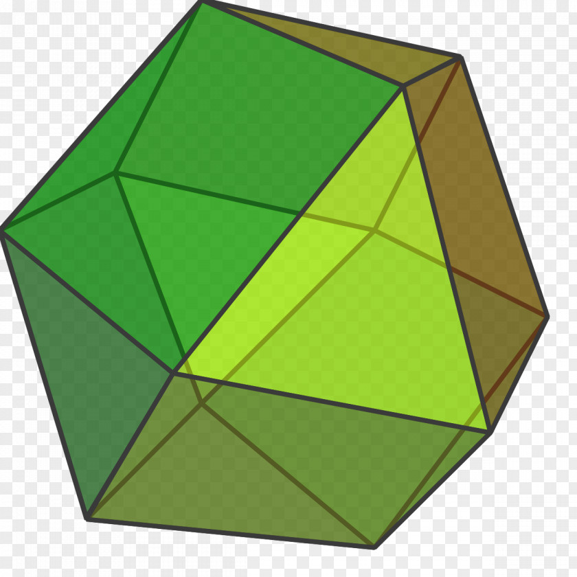 Solid Triangle Cuboctahedron Cube Polyhedron Archimedean Truncated Octahedron PNG