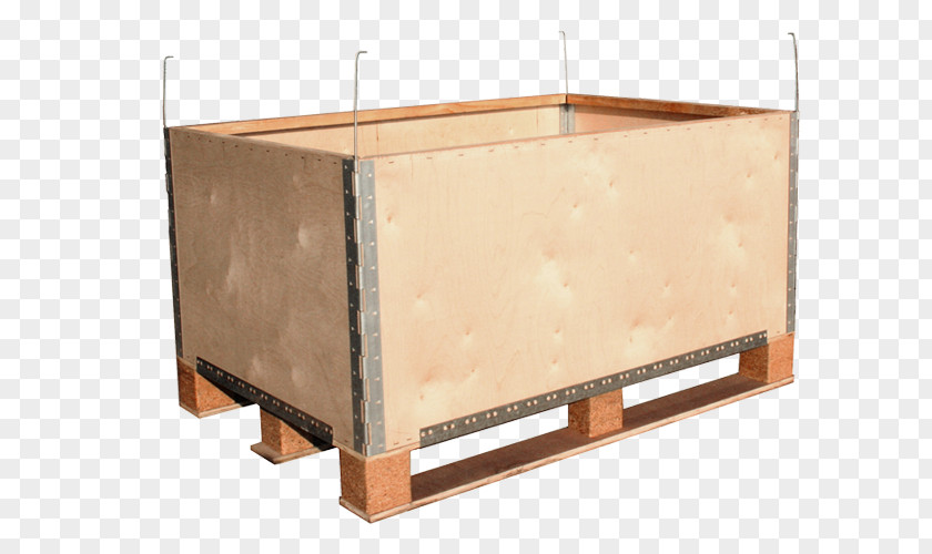 Box Crate Pallet Plywood PNG