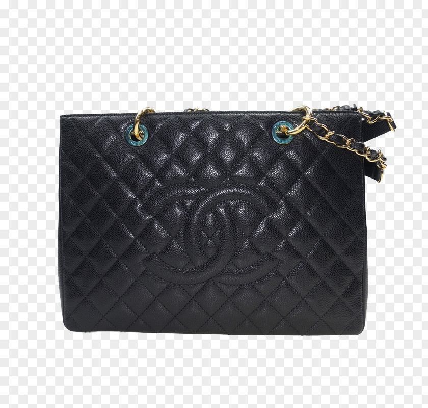 CHANEL Chanel Black Nylon Shoulder Bag Handbag Perfume Leather Coin Purse PNG