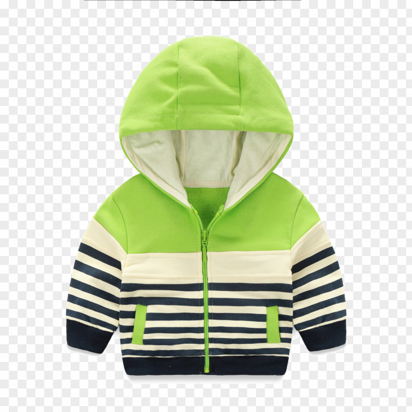Children's Striped Hooded Jacket Hoodie Child Infant PNG