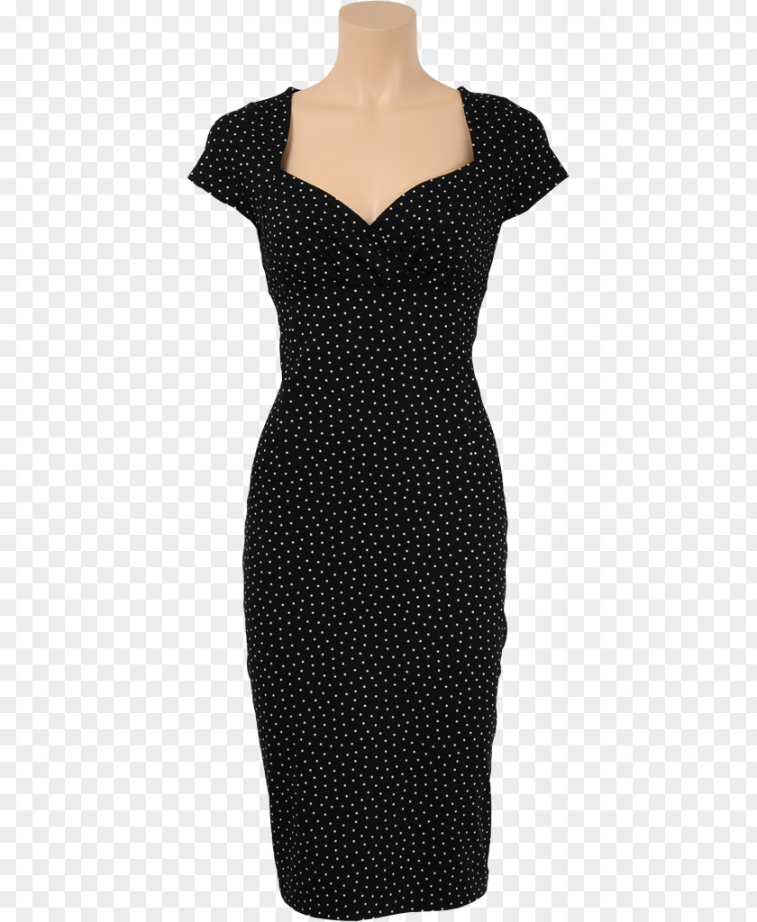 Polka Dots Stripes Cardigan Dot LITEX šaty Dámské S Křidélkovým Rukávem. 90304901 černá M Shoulder Dress PNG