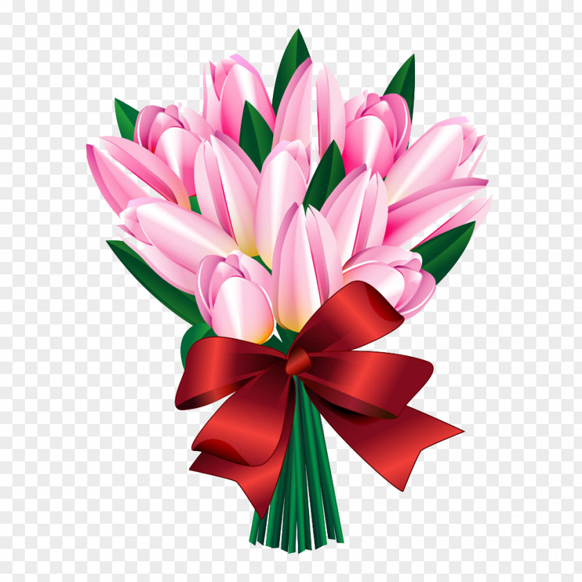 Tulips Tulip Flower Euclidean Vector Drawing PNG