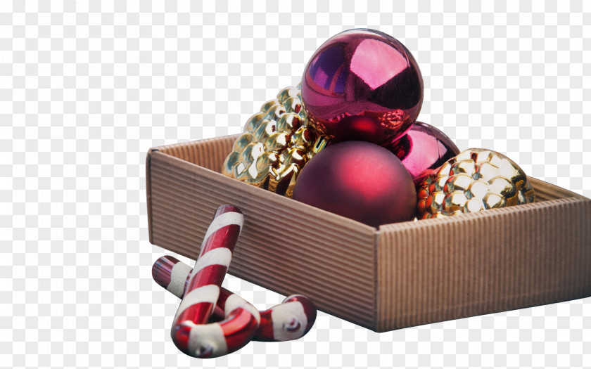 Christmas Ball Ornament Candy Cane Gift PNG