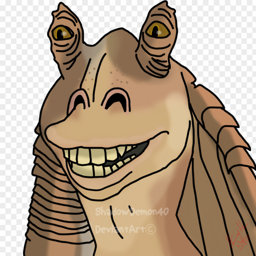 Jar Binks Illustration Star Wars DeviantArt PNG