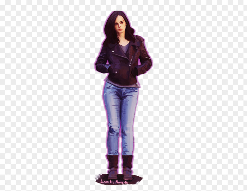 Jessica Jones Shoulder Jeans PNG