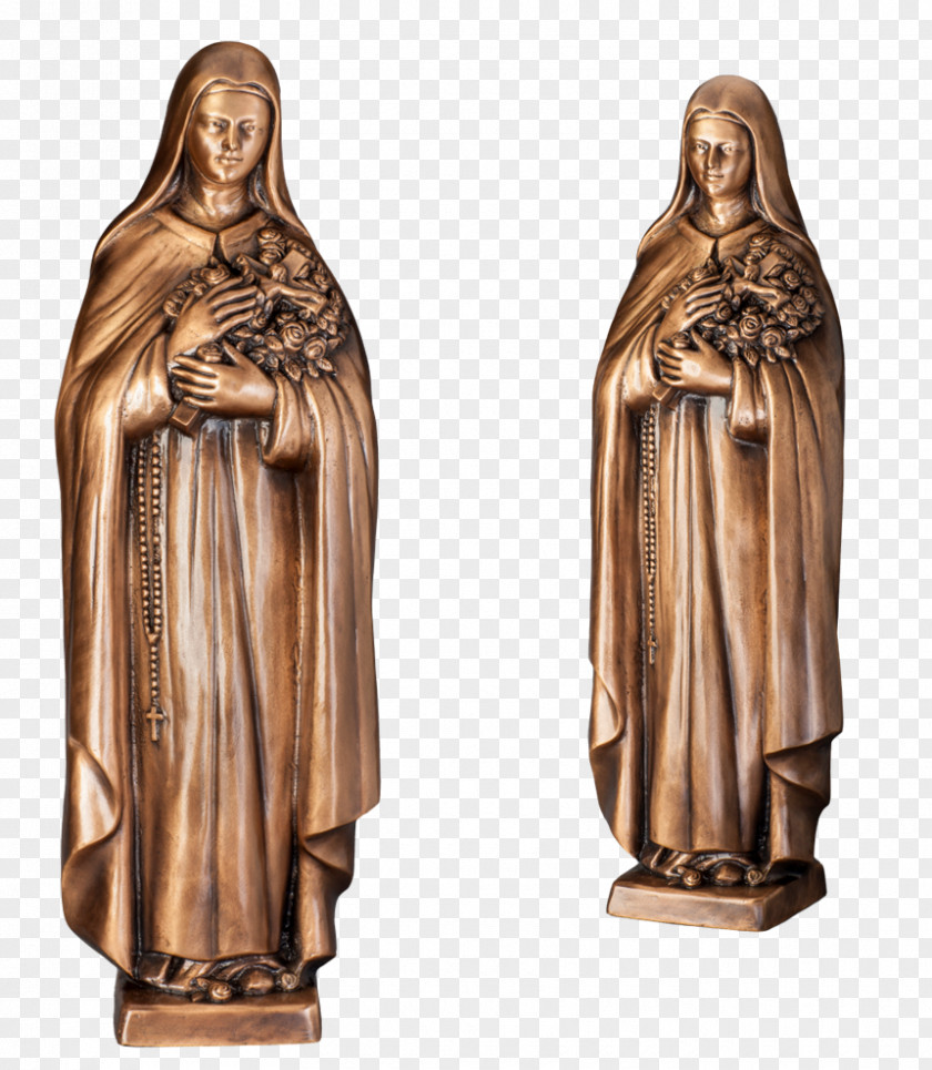 Sainte Therese De Lisieux Classical Sculpture Statue Bronze PNG