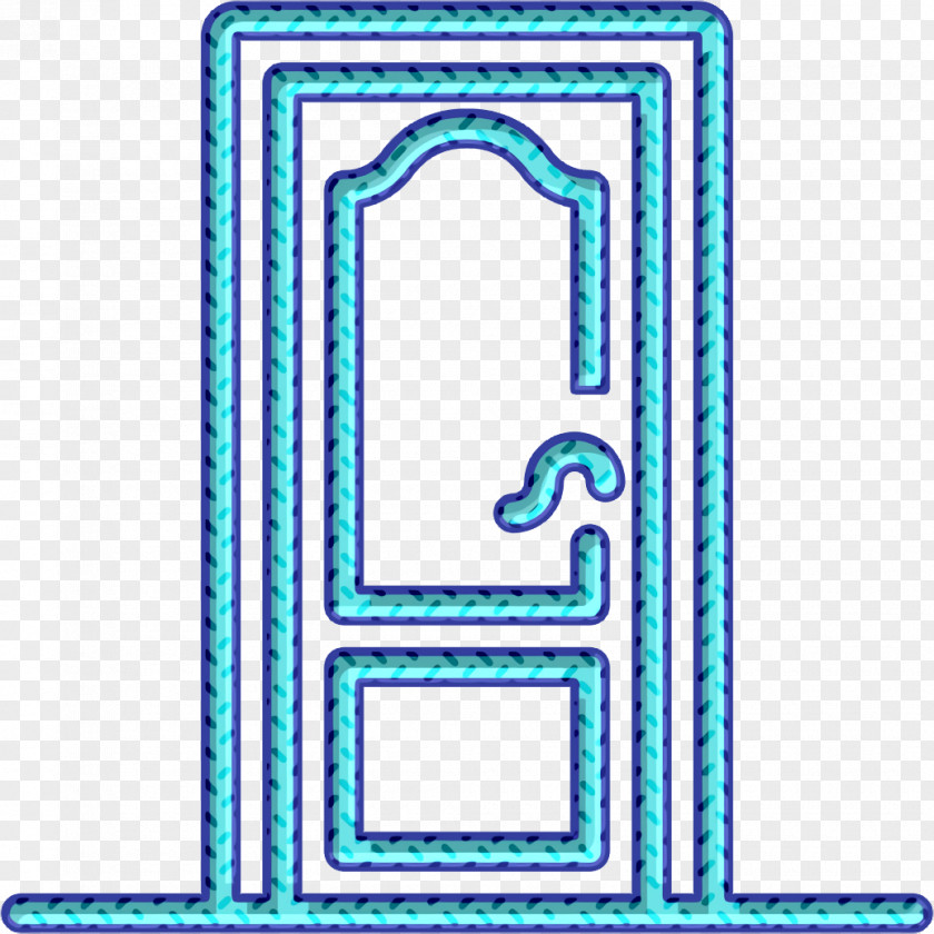 Single Door Icon Architectural Doors PNG
