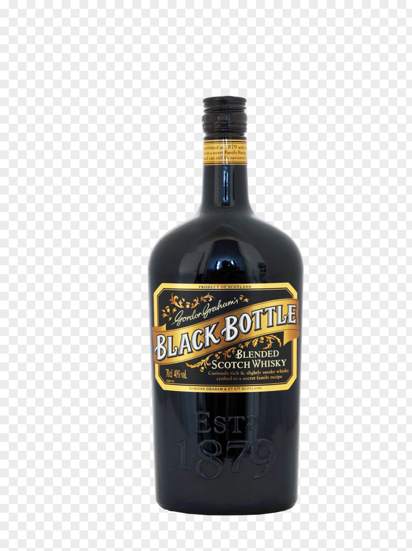 Wine Liqueur Scotch Whisky Whiskey Black Bottle PNG