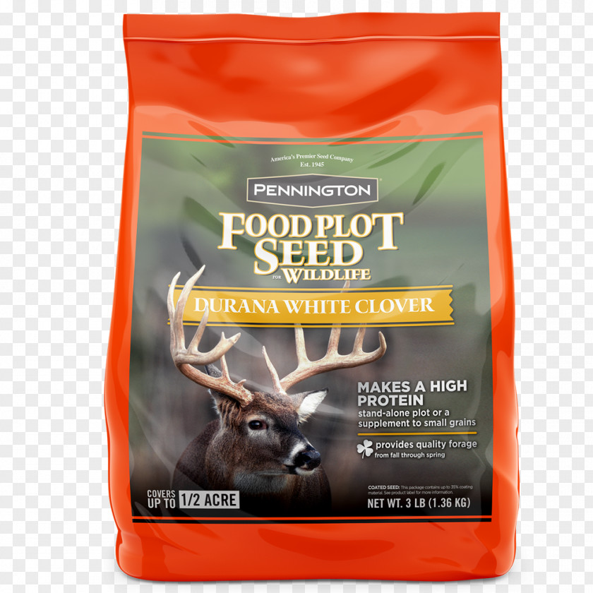 Bag Food Plot Deer Forage Seed White Clover PNG