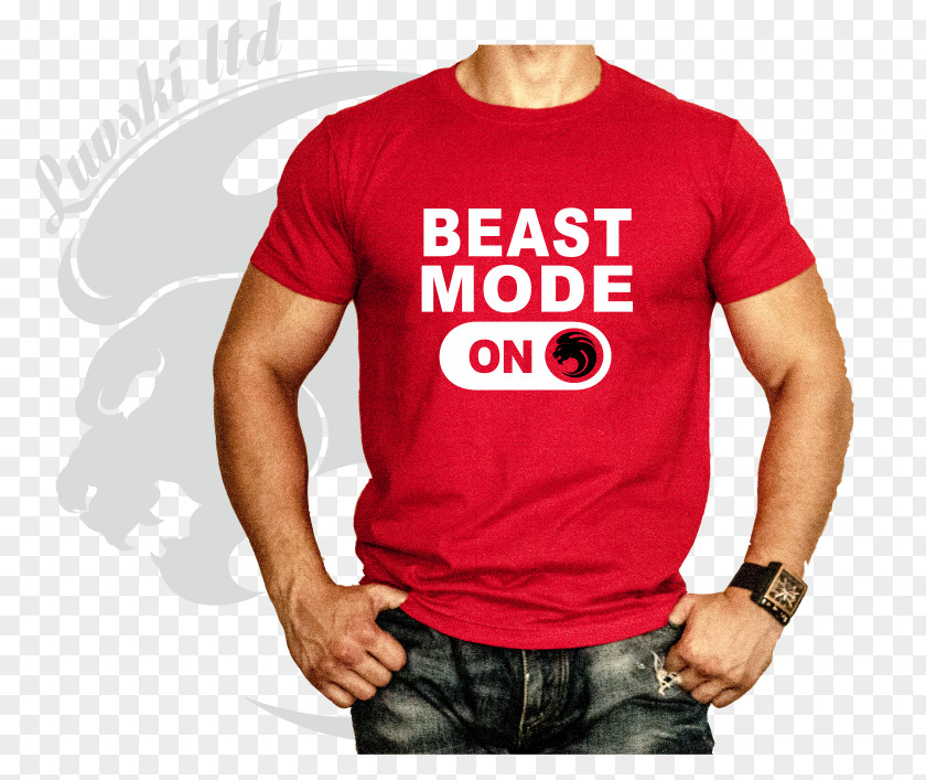 Beast Mode T-shirt Clothing Sleeve Cowboy Boot PNG