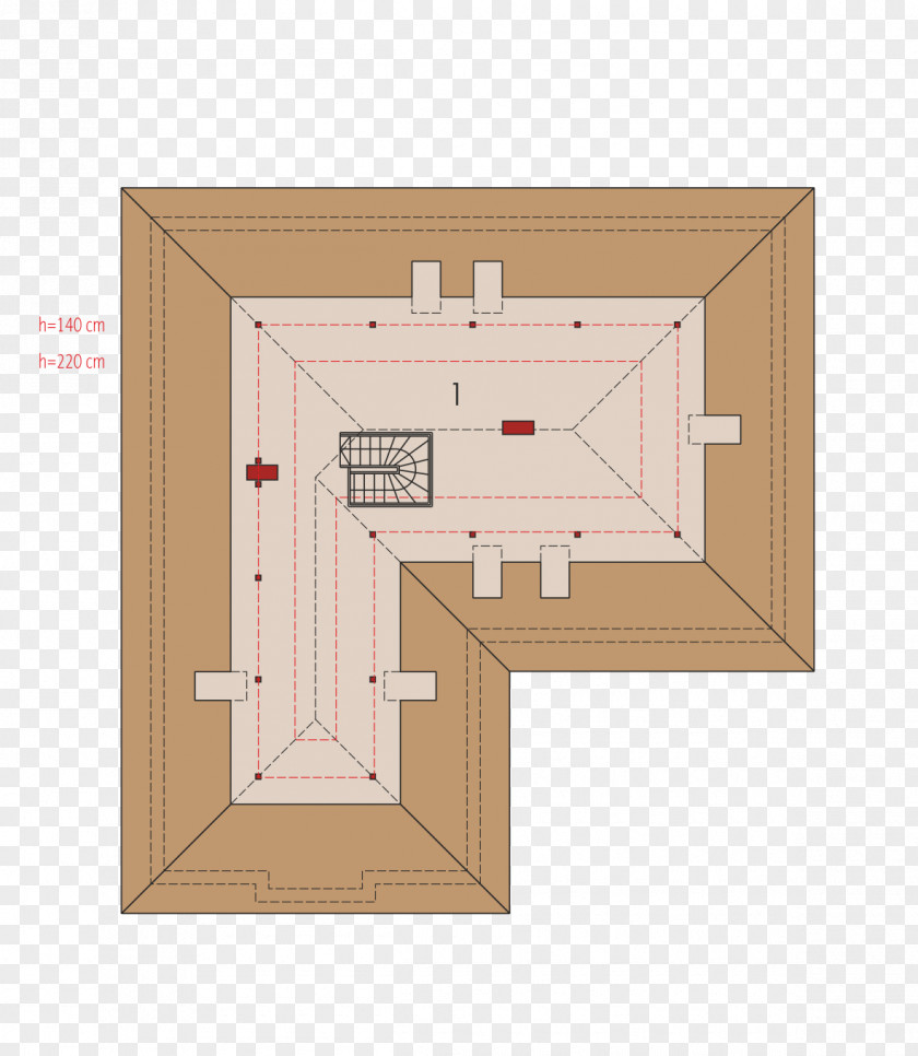 House Attic Building Room Square Meter PNG