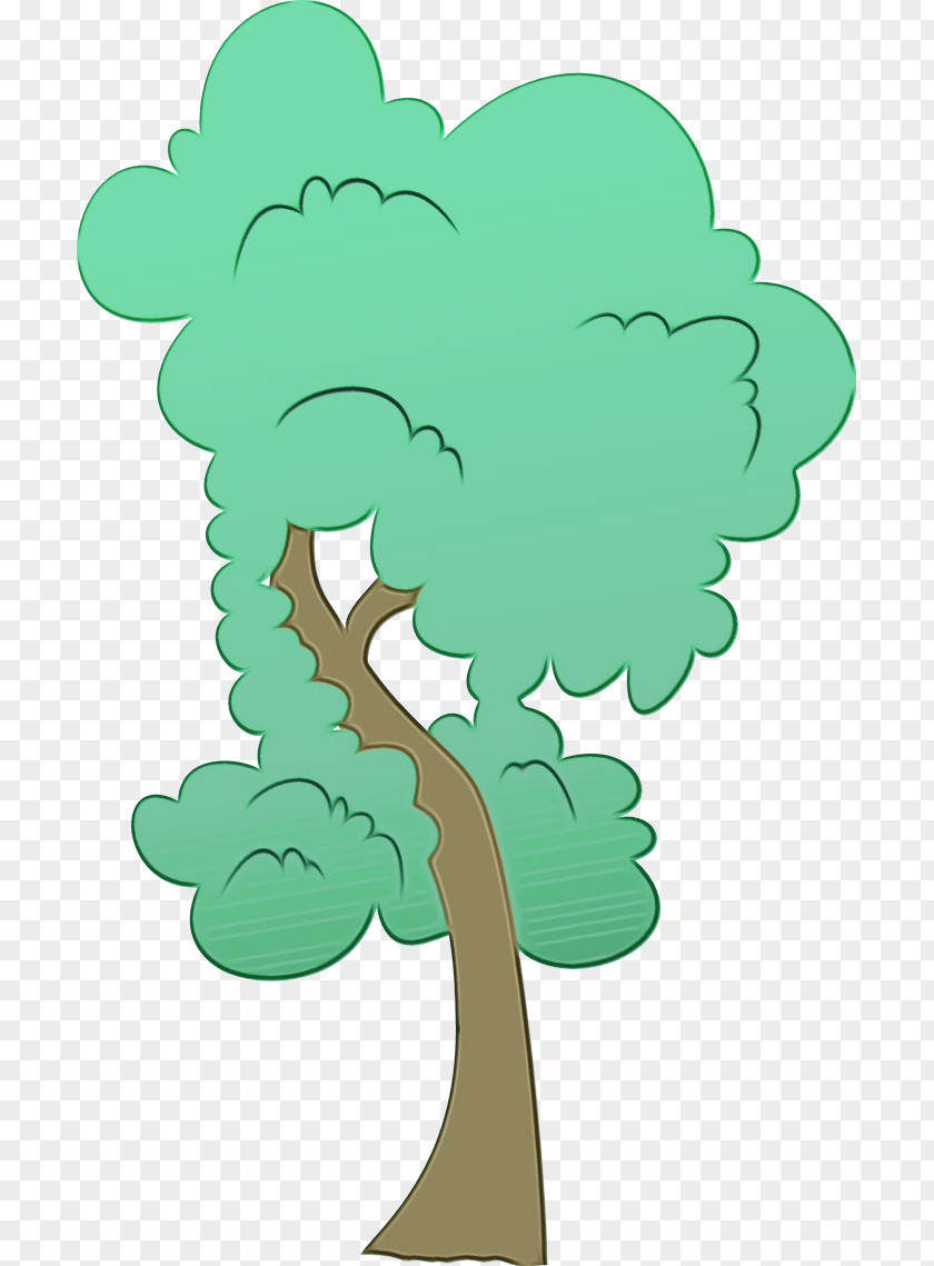 Plant Stem Symbol Green Cartoon Clip Art Leaf Tree PNG