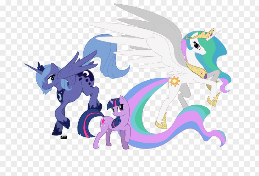 Princess Celestia Luna Twilight Sparkle Pony Cadance PNG