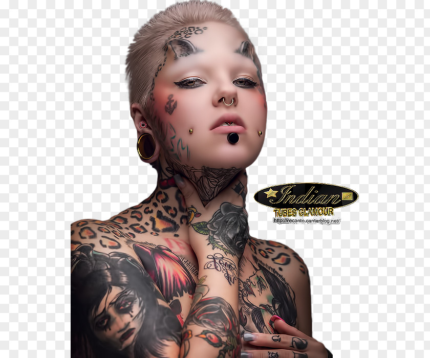 Woman Abziehtattoo Painting PNG