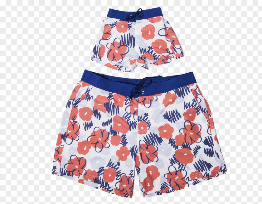 Familly Trunks Swimsuit Skirt PNG