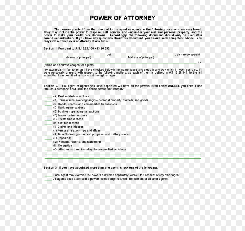 Iowa Attorney General Document Template Power Of Form Letter PNG