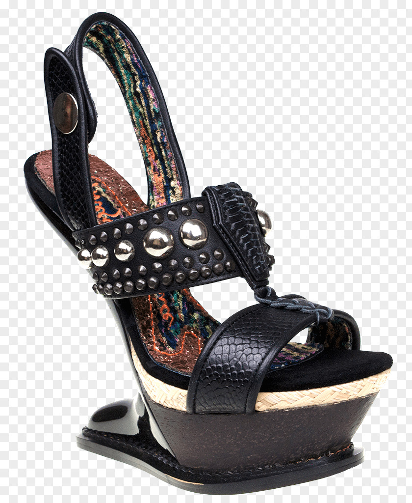 Irregular Pattern High-heeled Shoe Sandal Footwear PNG