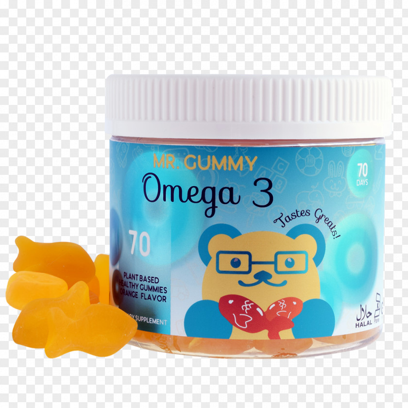 Omega 3 Gummi Candy Mr Vitamins Dietary Supplement Multivitamin PNG