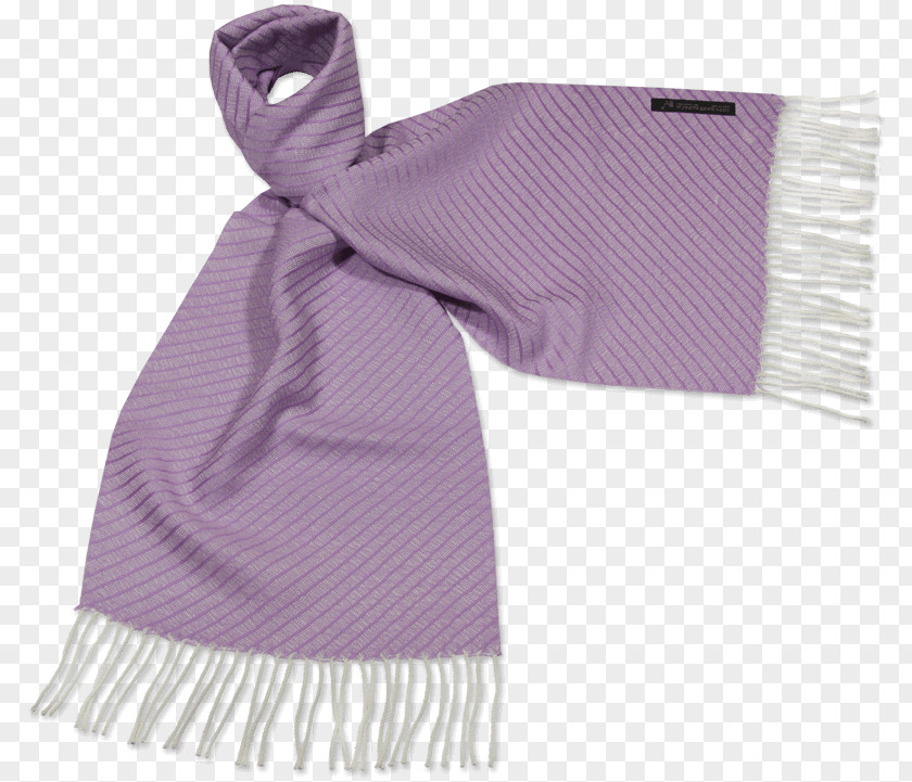 Purple Scarf Alpaca Cream Stole PNG