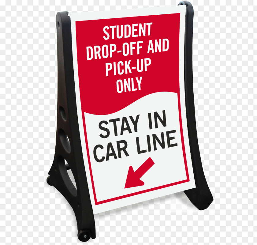 Roll-up Signage Car Fire Lane Road Traffic Sign PNG