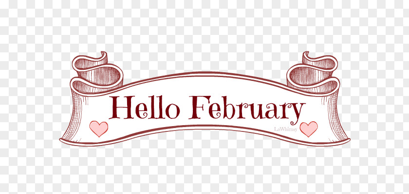 Hello Hello! February Desktop Wallpaper Clip Art PNG