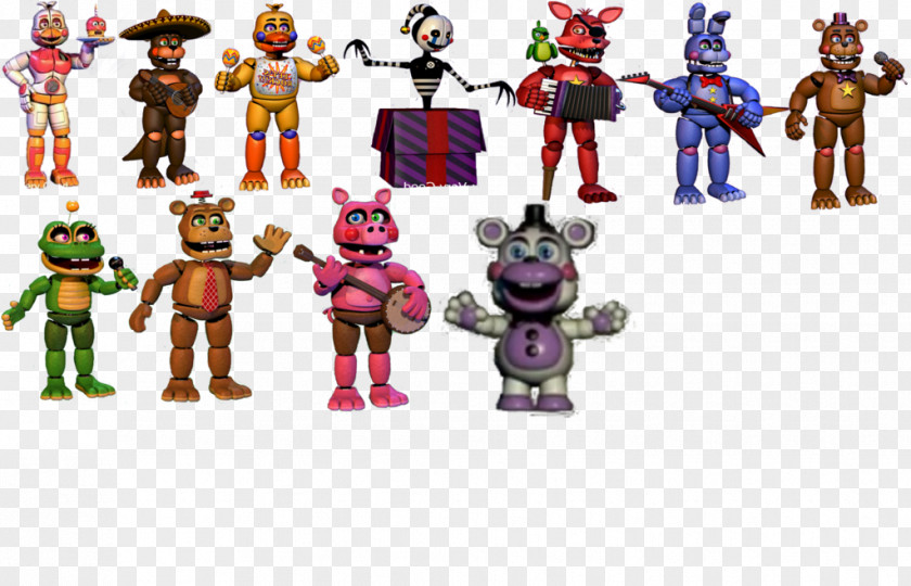 Five Nights At Freddy's: Sister Location Freddy's 3 Action & Toy Figures Animatronics PNG
