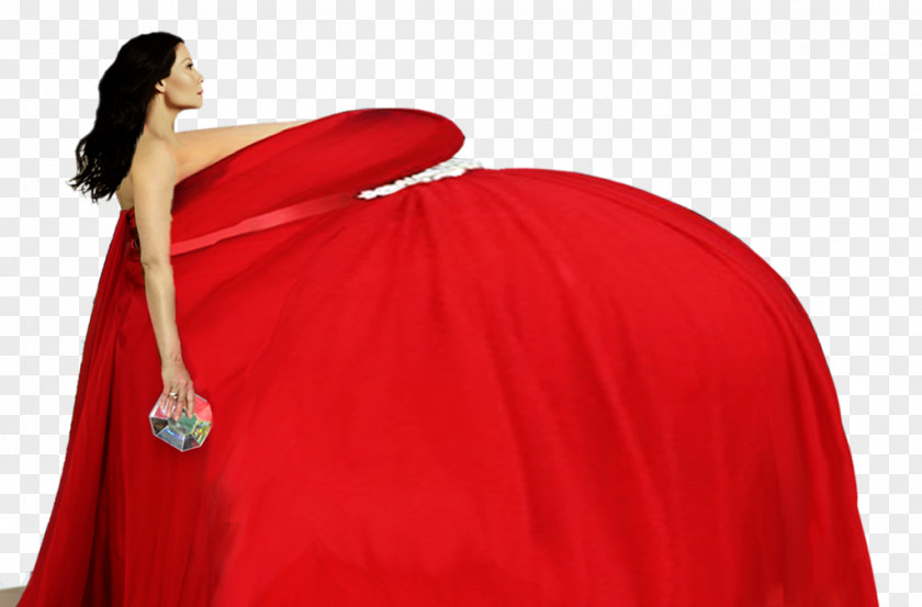 Lucy Liu Gown Shoulder PNG