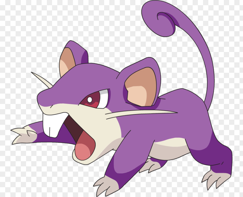 Rattata Raticate Pokémon GO Pokédex PNG