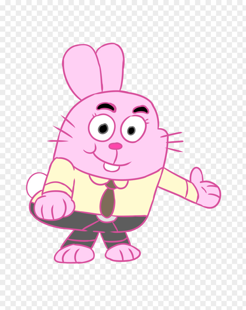 Richard Watterson Easter Bunny Pink M Headgear Clip Art PNG