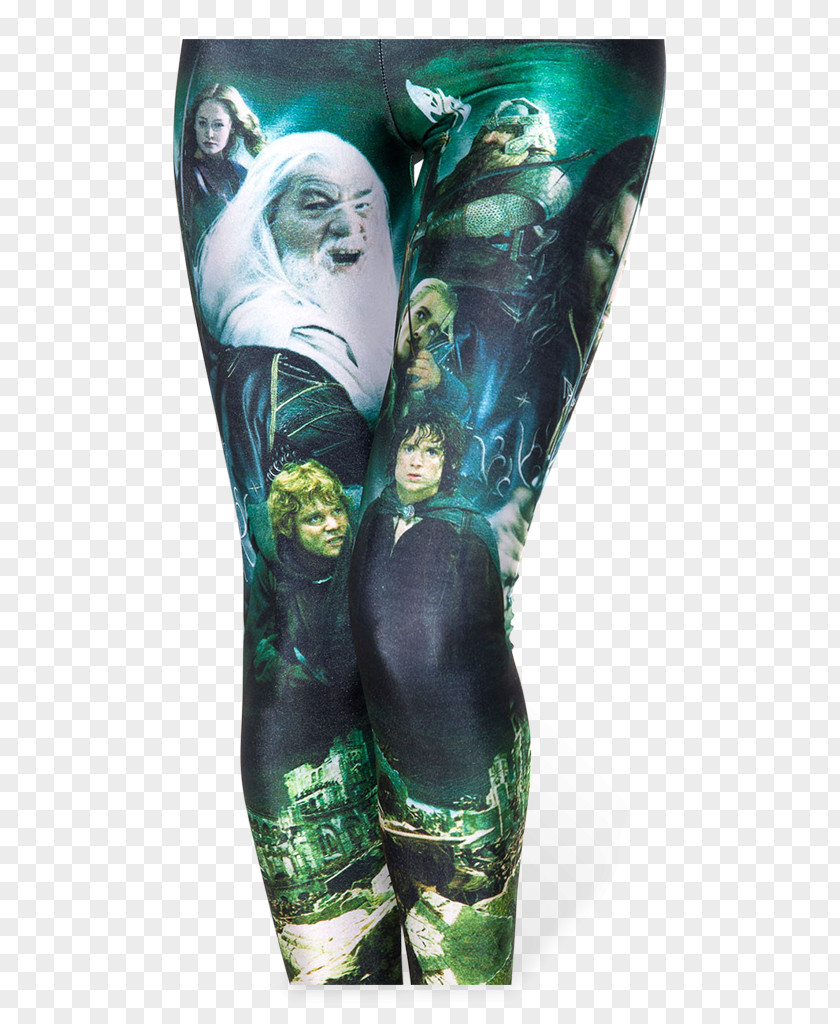 The Lord Of Rings Hobbit Leggings Gandalf Sauron PNG