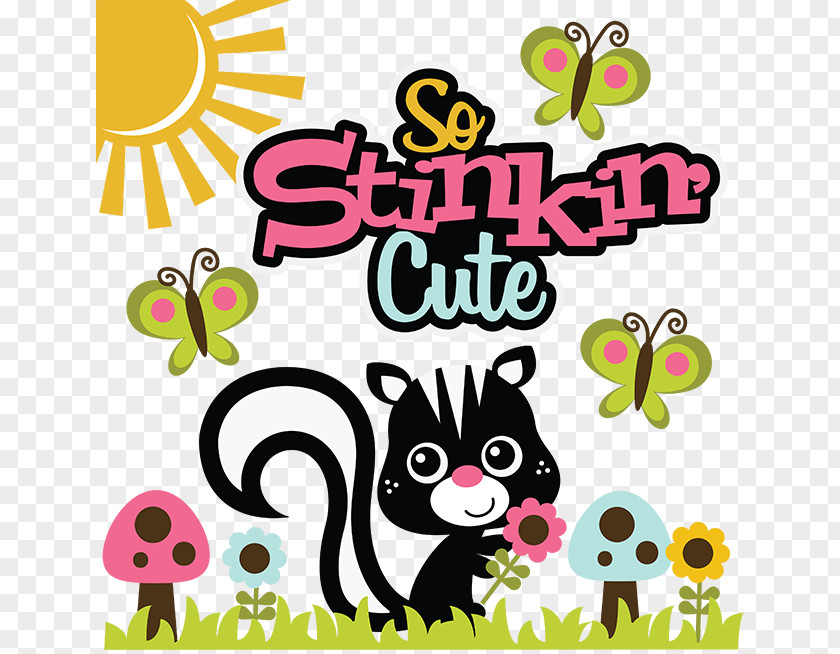 Baby Skunk Cliparts Clip Art PNG