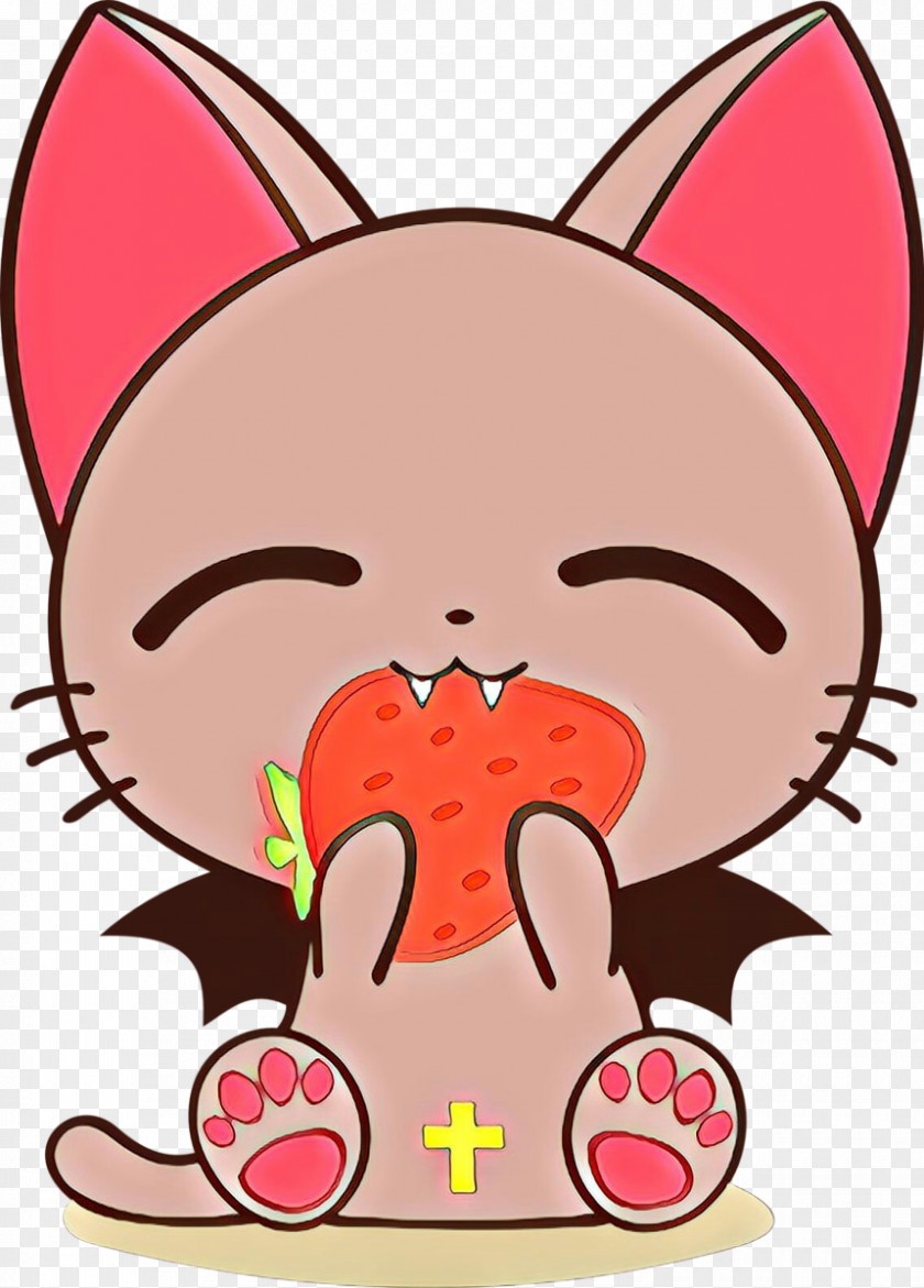 Cartoon Pink Nose Whiskers Snout PNG