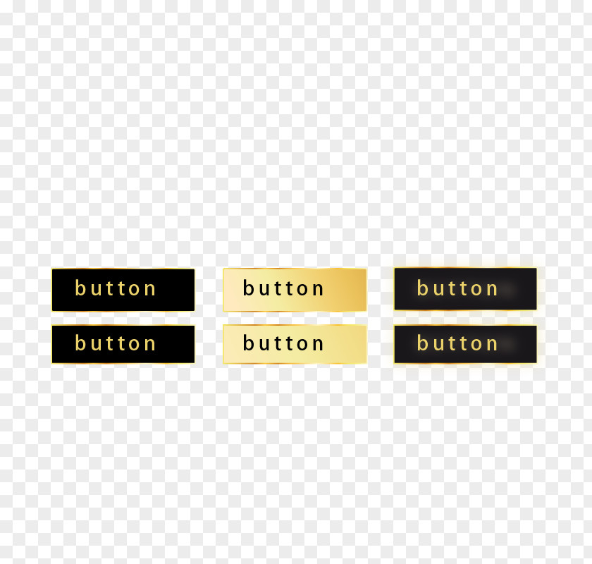 Gold Button Web PNG
