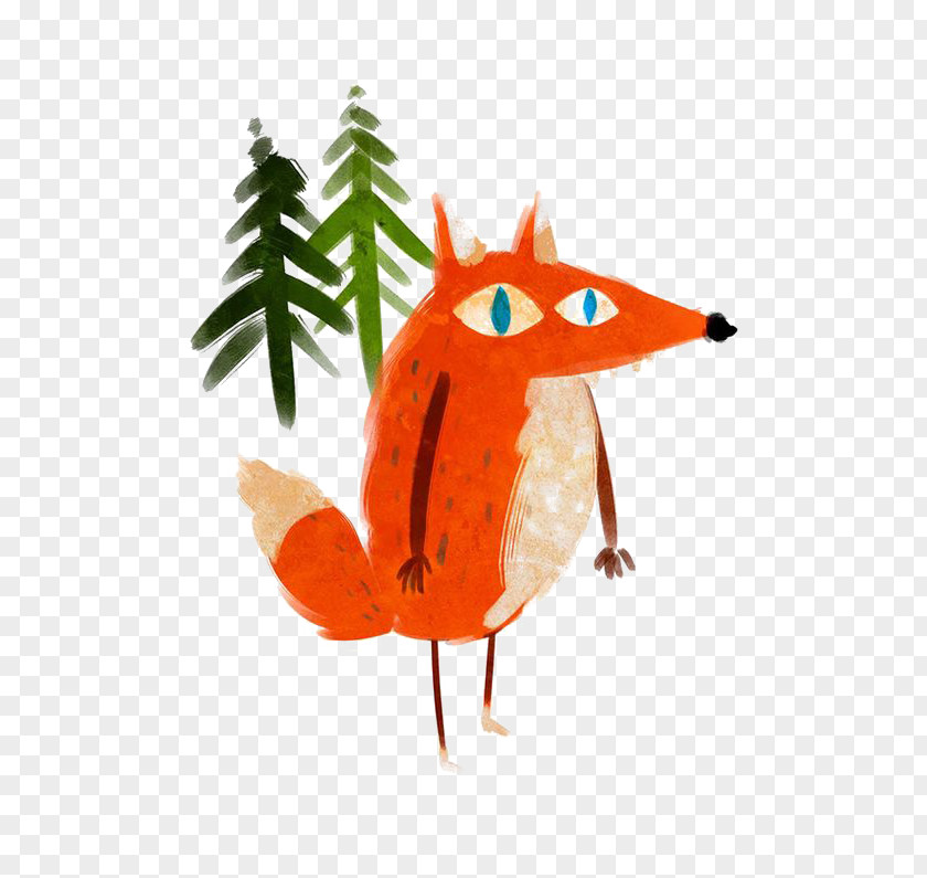 Graffiti Fox Dog Canidae Illustration PNG