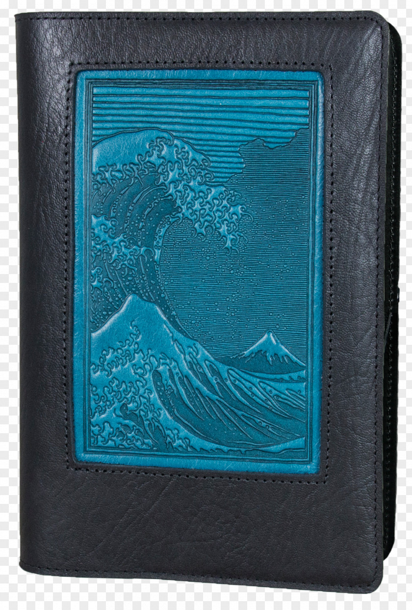 Notebook The Great Wave Off Kanagawa Sketchbook Leather Oberon Design PNG