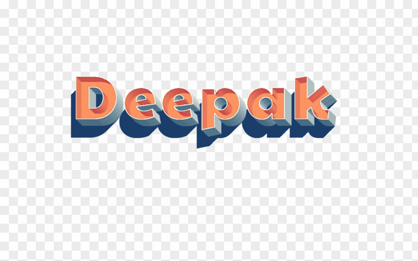 Deepak Logo Name Brand Font PNG