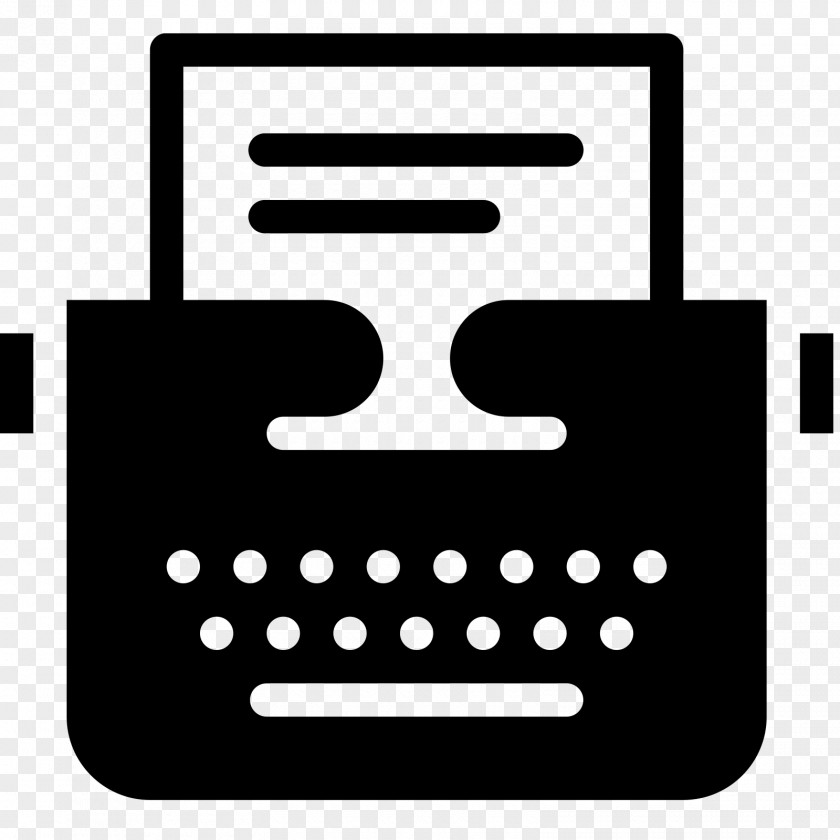 Finance Business Typewriter Blog PNG
