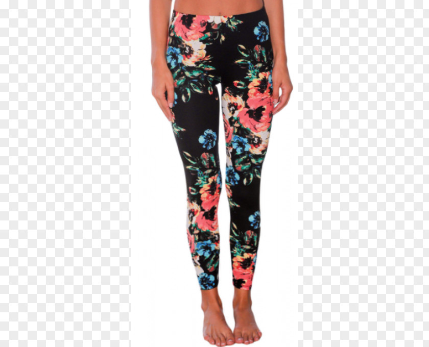 Floral Motif Leggings Slim-fit Pants Clothing Dress PNG