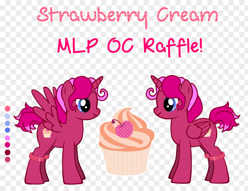 Strawberry Cream Mr. Conductor Pony Horse Character PNG
