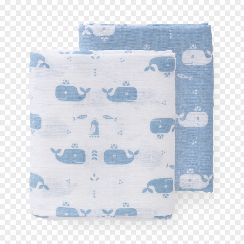 Coastal Cloth Baby & Co. Cetacea Sleeping Bags Cotton Blue Muslin PNG