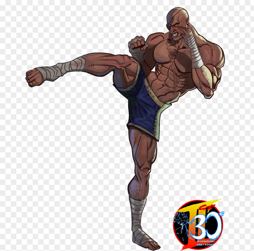 Fighter Street II: The World Warrior IV Champion Edition Sagat PNG