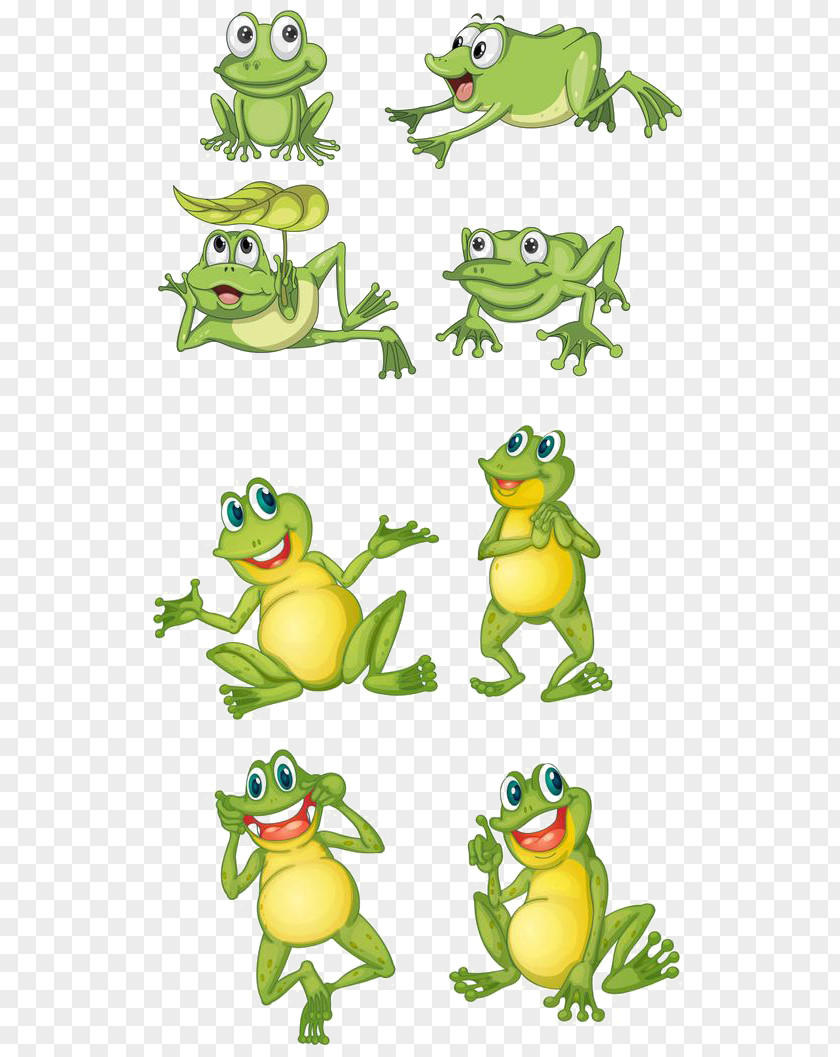 Frog Cartoon Clip Art PNG