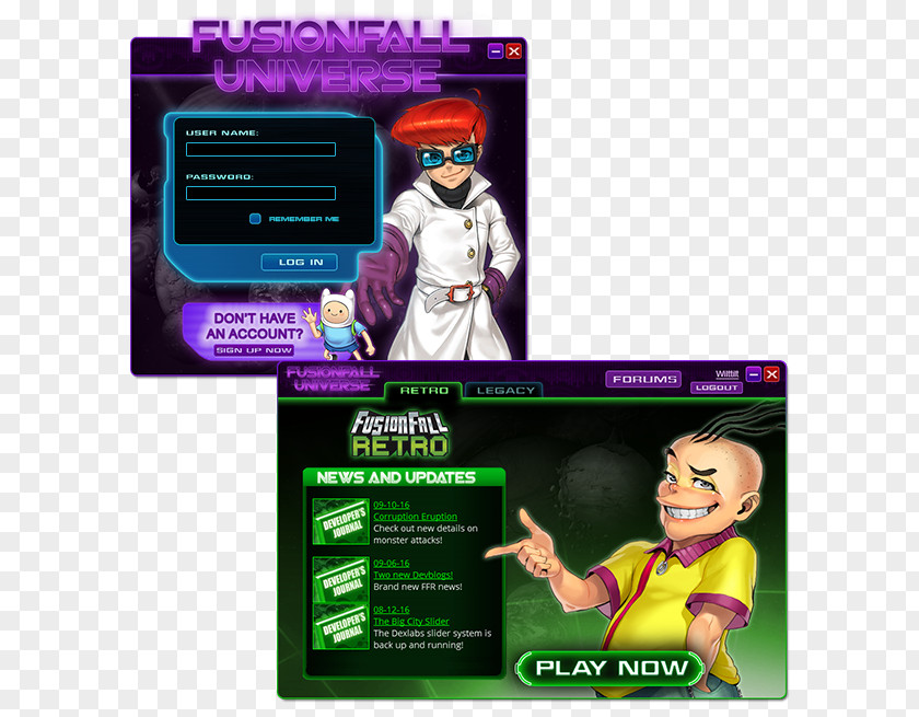 Launcher Cartoon Network Universe: FusionFall Action & Toy Figures Advertising Video Game PNG
