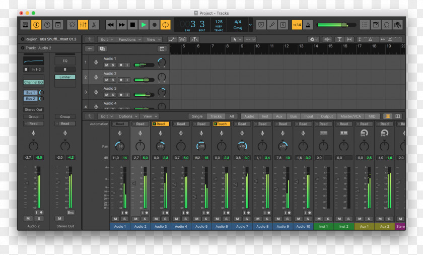 Logic Pro Audio Mixers Studio One Sound Computer Software PNG