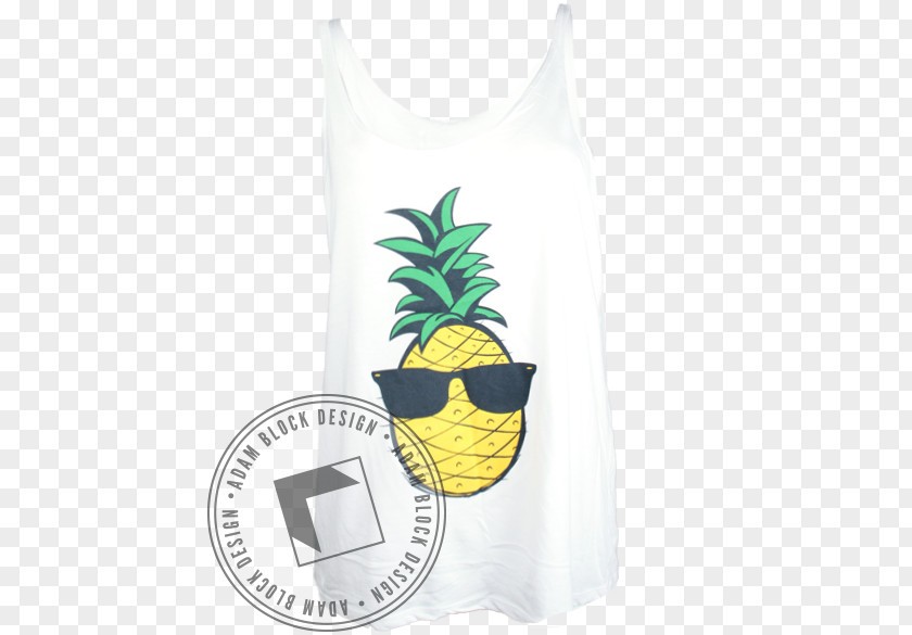 Pineapple Beach T-shirt Sleeveless Shirt Outerwear Font PNG