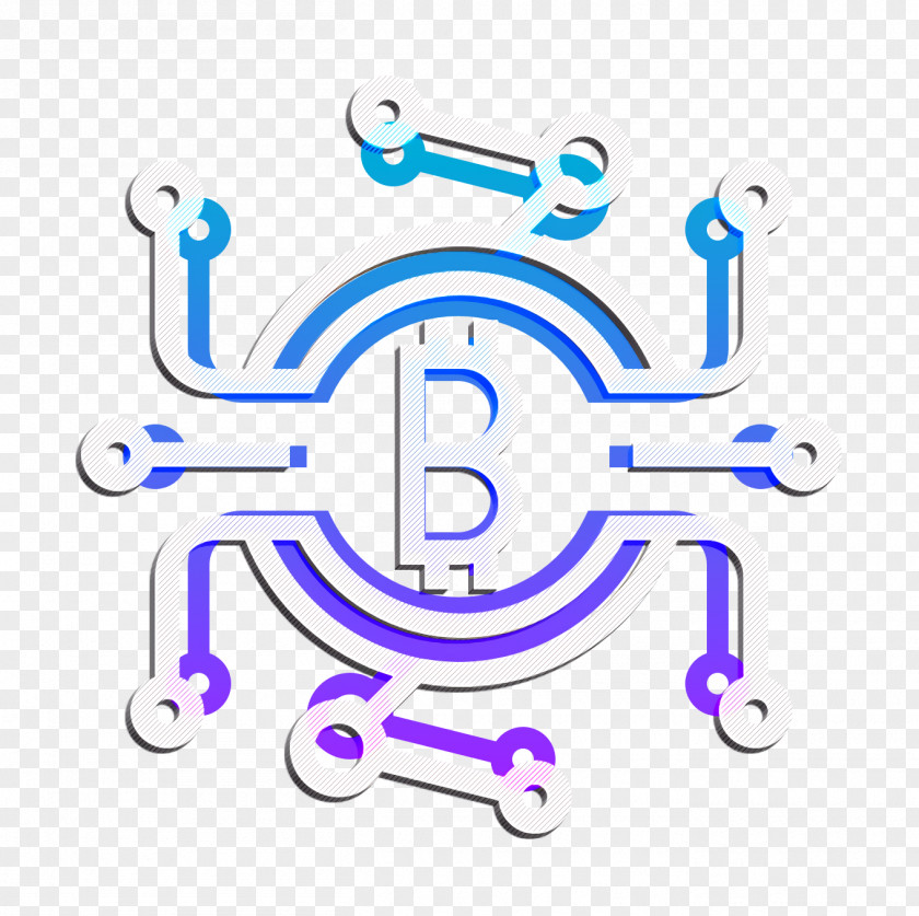 Blockchain Icon Crowdfunding Bitcoin PNG