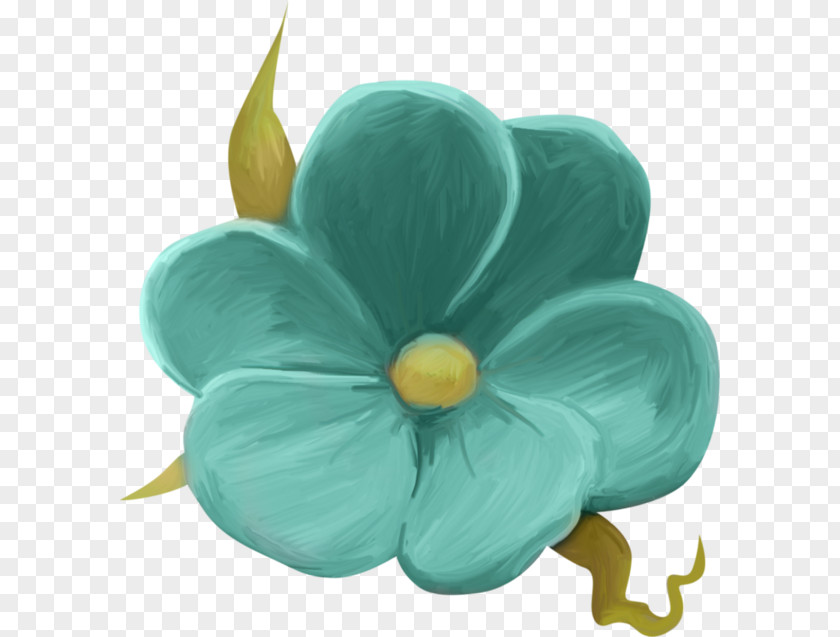 Flower Green Drawing Cartoon PNG