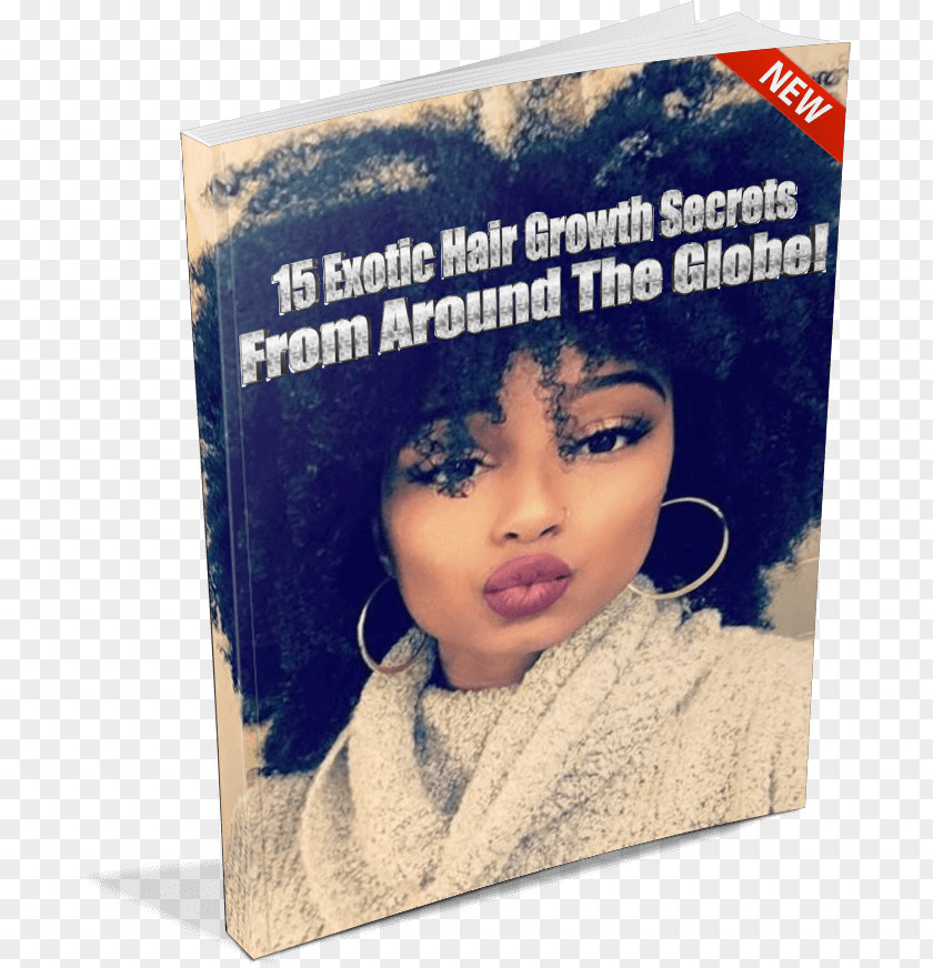 Hair Human Growth Afro-textured Black Long PNG