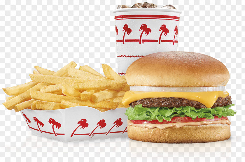 Burger Food Menu Best Hamburger Cheeseburger Milkshake French Fries In-N-Out PNG